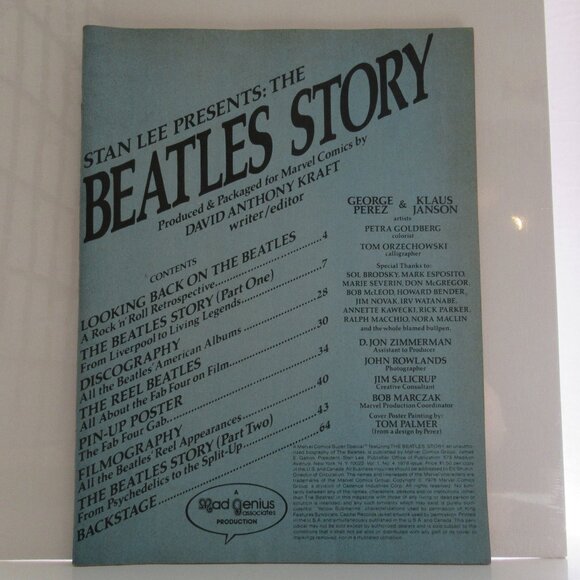 The Beatles Story / Marvel Comics Super Special #4, Vintage 78 - Picture 3 of 12